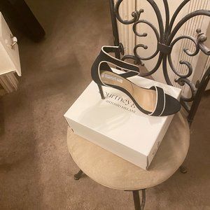 Courtney Grow Antonio Melani Blue/White Stripe Size 9.5